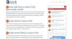 Desktop Screenshot of krizna.com